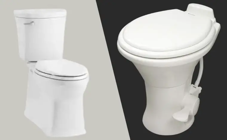 Different between Siphon and gravity flush Toilet