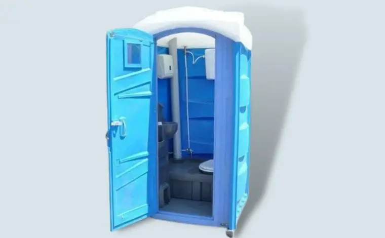 Weight of portable toilet