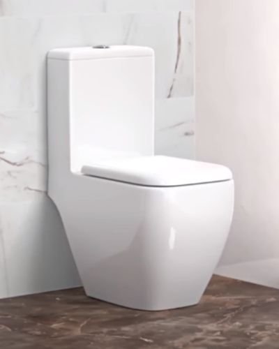 Ceramic toilet is water-resistant