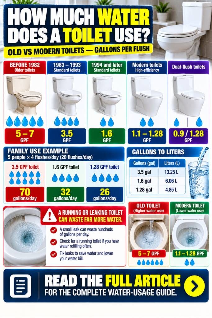 How Much Water Does a Toilet Use