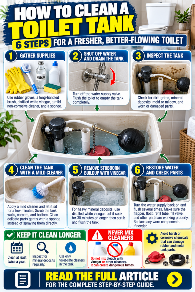 How to Clean a Toilet Tank