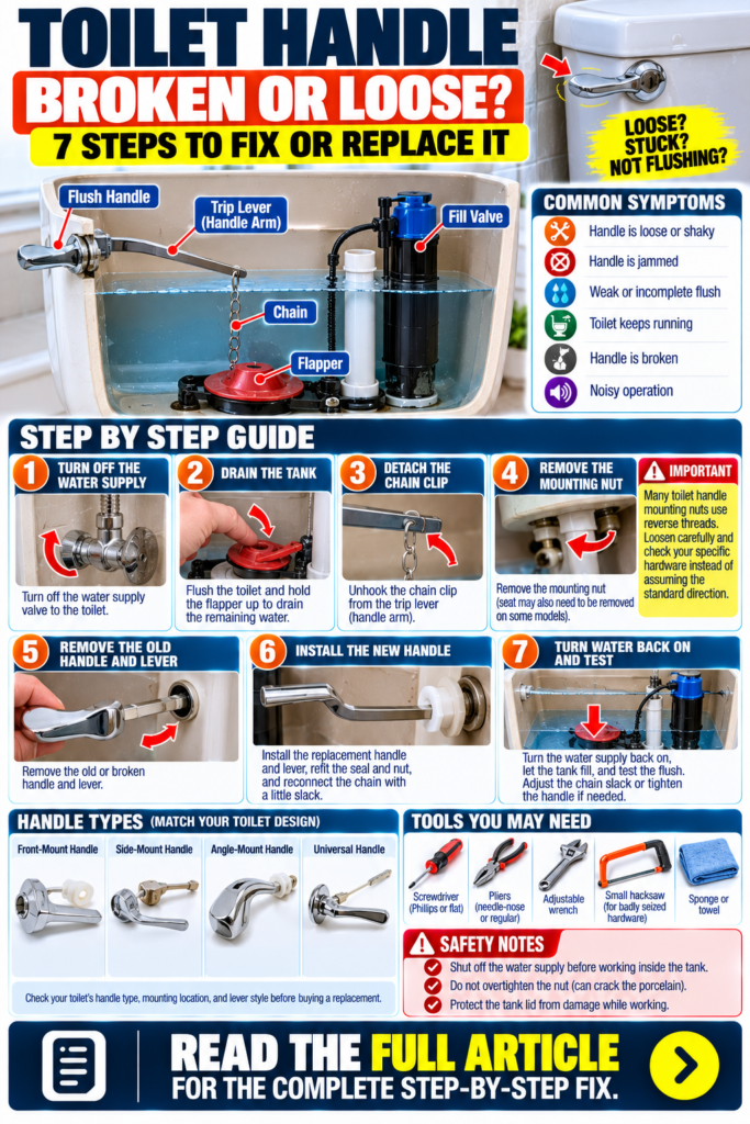 How to Fix a Toilet Handle