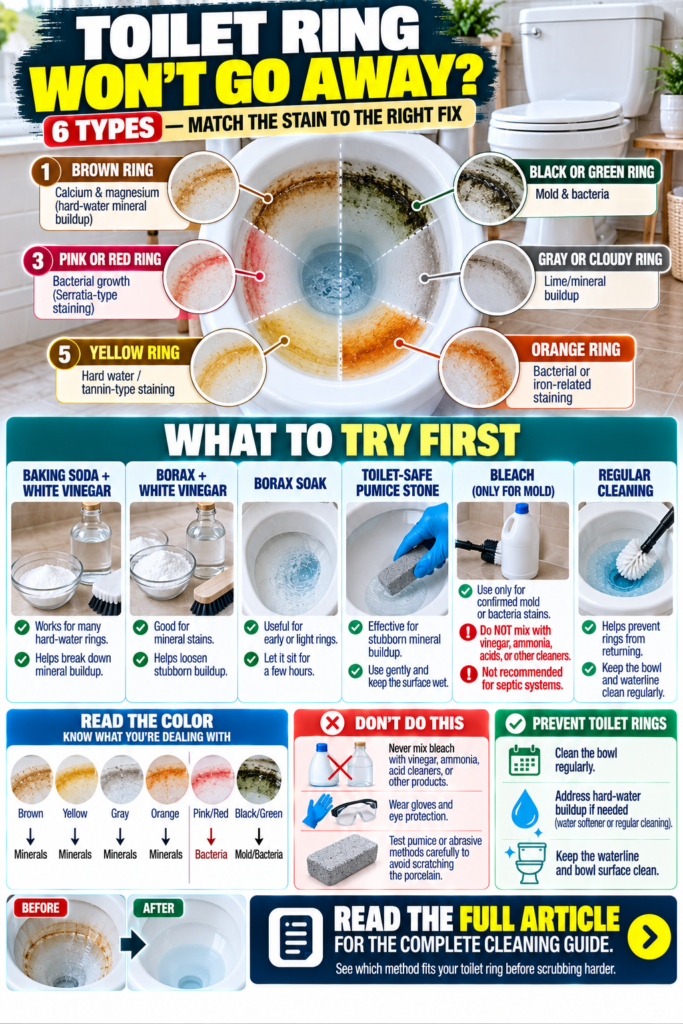 How to Get Rid of a Toilet Ring