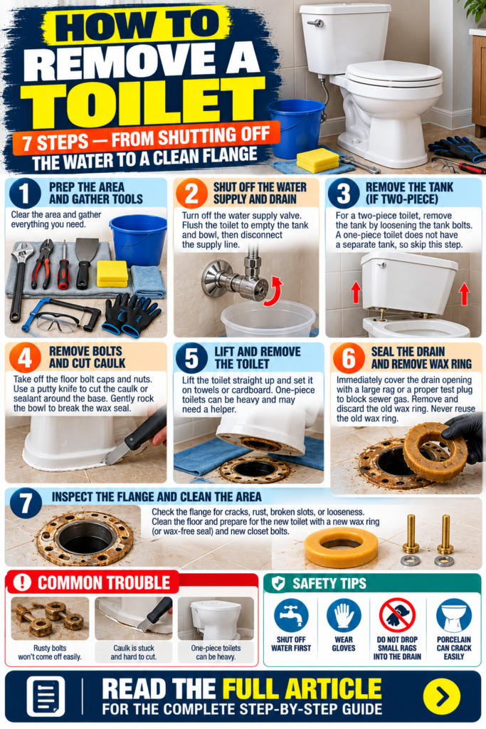 How to Remove a Toilet
