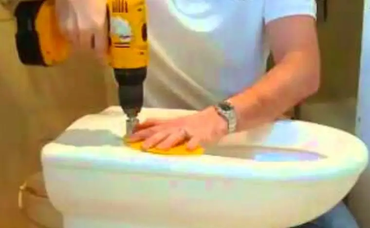How to Drill Through Ceramic Toilets
