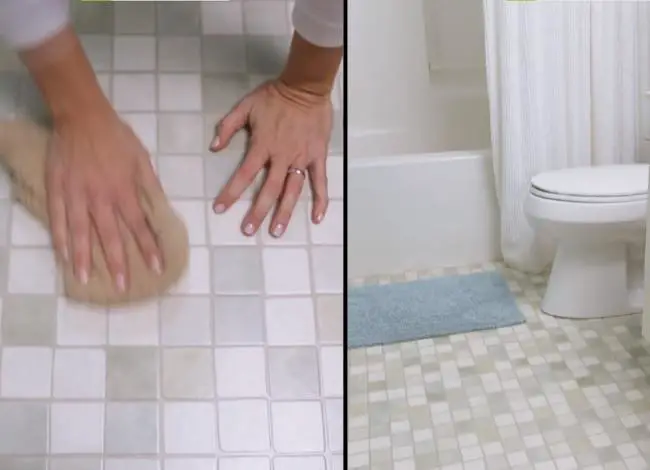 clean the floor if toilet water splashes on it