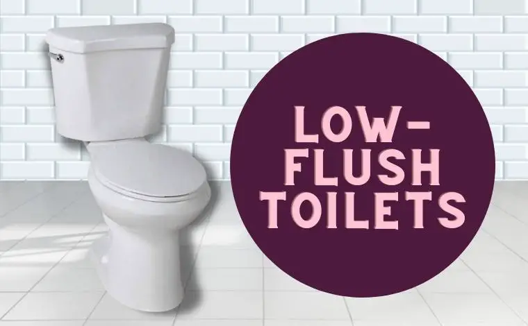 low flow toilet water usage