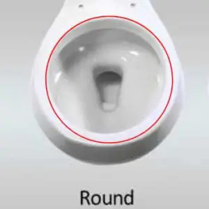 Rounded toilets