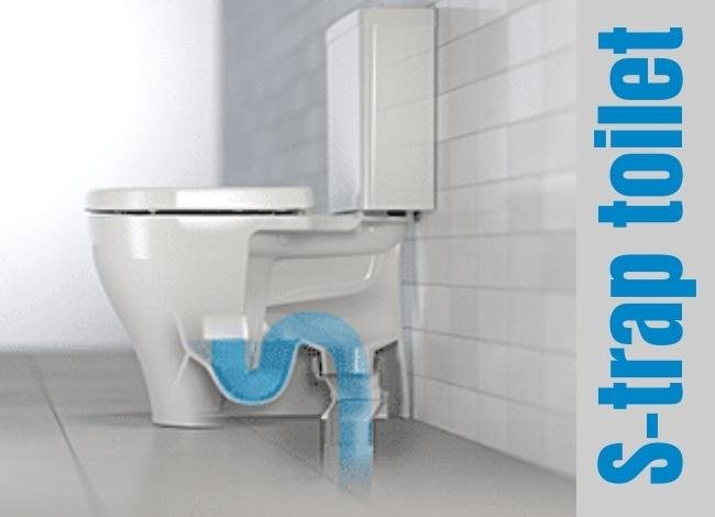 S-trap Toilet Bowl