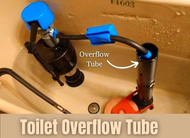 broken toilet overflow tube