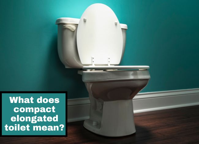 What does compact elongated toilet mean