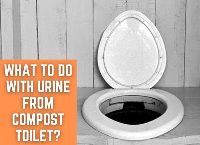 What to do with urine from compost toilet?