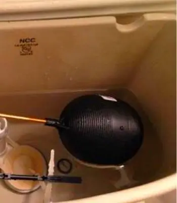  how to adjust toilet float ball