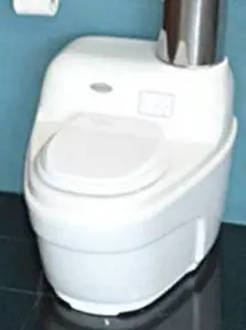 The working mechanism of a gas-incinerating toilet