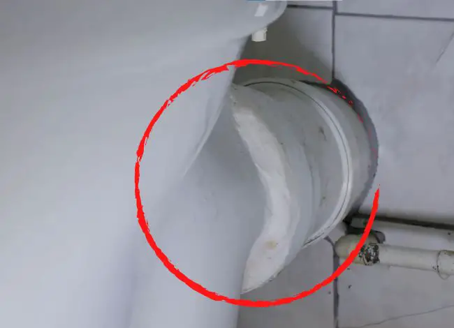 issue with the p-trap Toilet