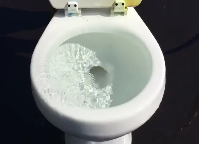 overflowing the toilet