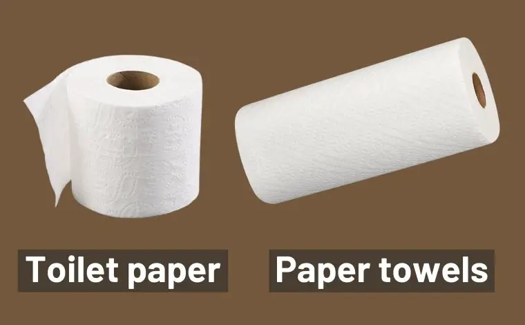 What is the difference between toilet paper and paper towels