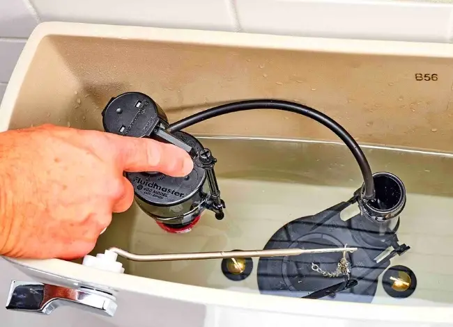 How to repair a running toilet without using a ball float